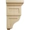 Ekena Millwork 6"W x 6 3/4"D x 12"H Large Reyes Wood Corbel, Rubberwood CORW06X06X12RYRW - alternate 2